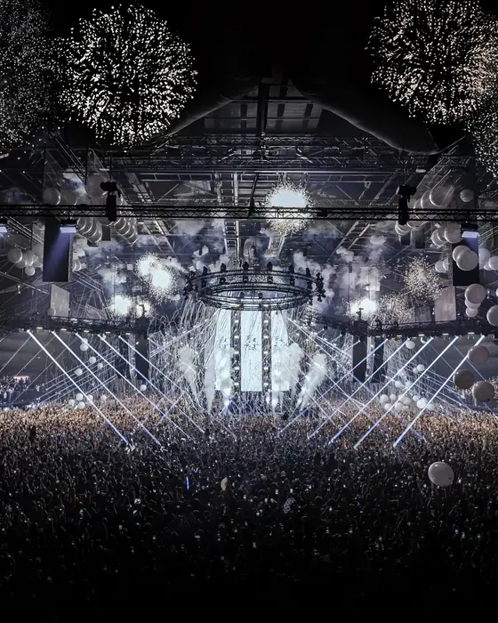 The crowd at FCKNYE Festival, photo by Tom Jacomelli