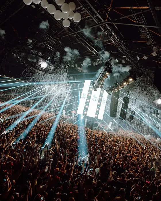 The crowd at FCKNYE Festival, photo by Nicola Vail